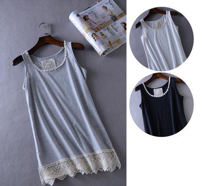 2015女裝批發(fā)新風(fēng)向 外貿(mào)原單純棉花邊打底背心的市場(chǎng)機(jī)遇與采購(gòu)策略